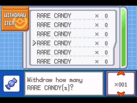 pokemon emerald rare candy code